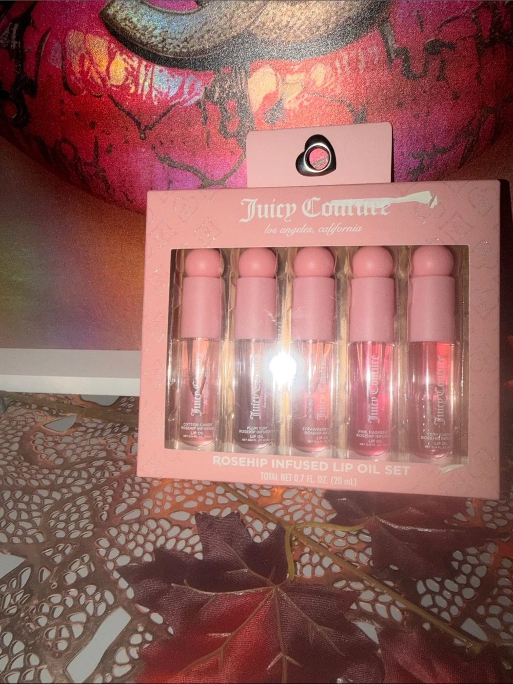 Juicy Couture Rosehip Infused Lip Oil Set — Pink